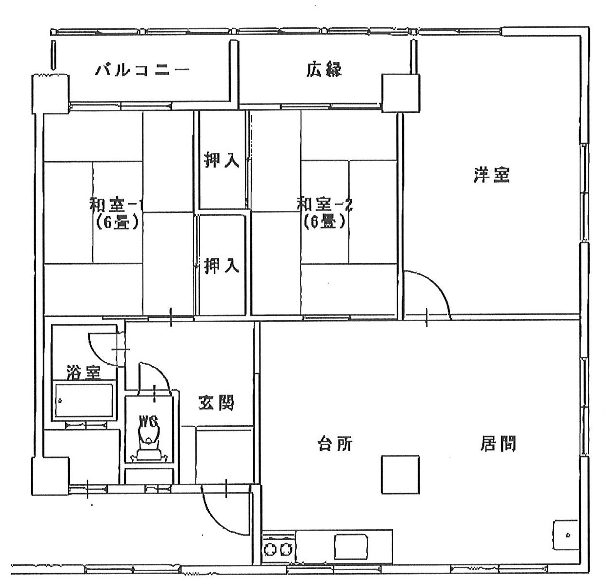 伊予鉄古町ビルの間取り