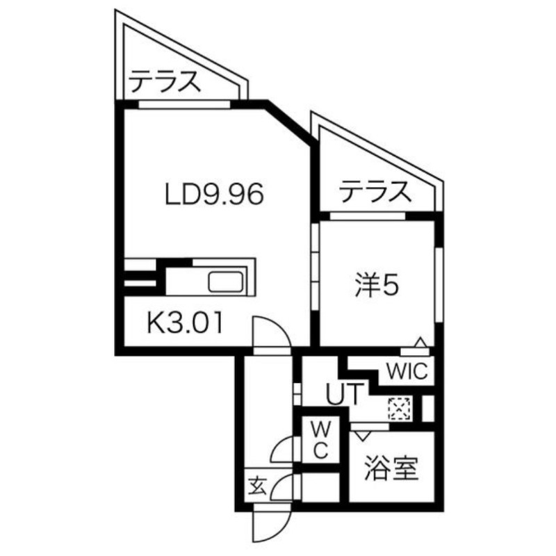 アールズ・コートの間取り