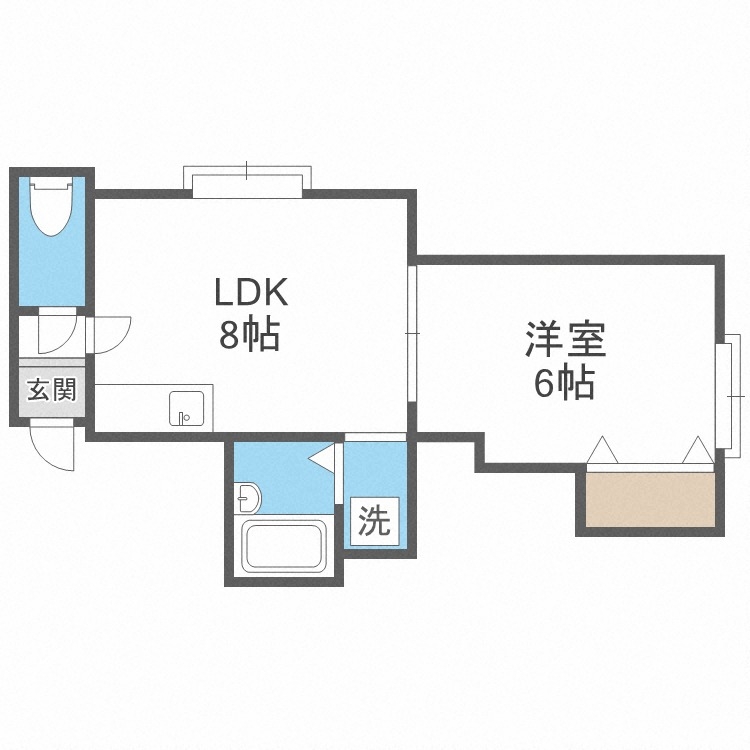 【シャローム中の島の間取り】