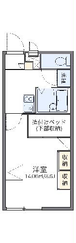 レオパレスアクエリアスの間取り