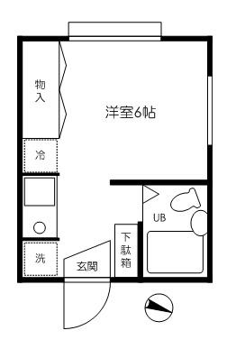 貫井コーポの間取り