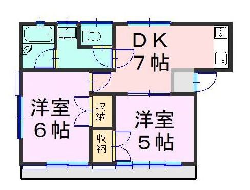 サニーフラットの間取り