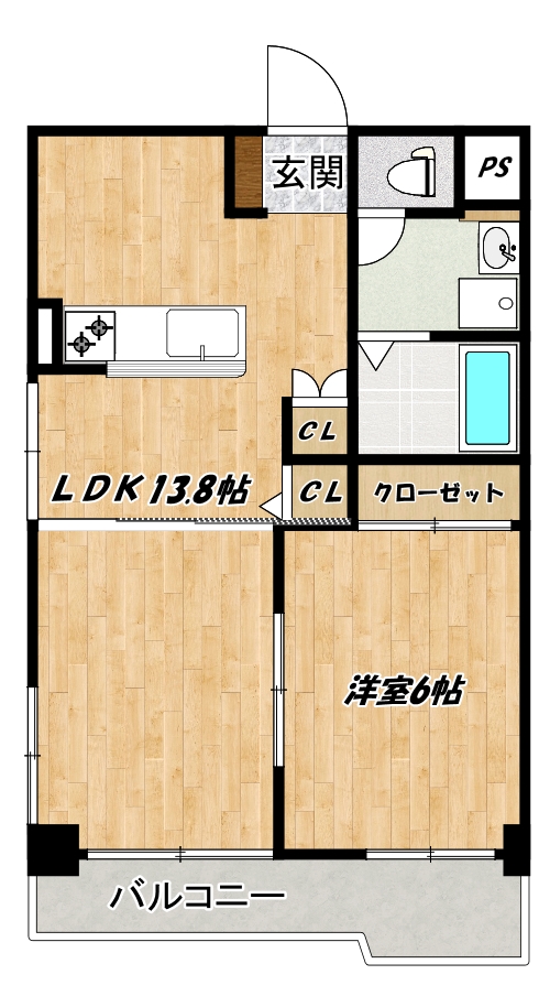 名糖マンションボンフル高砂_間取り_0