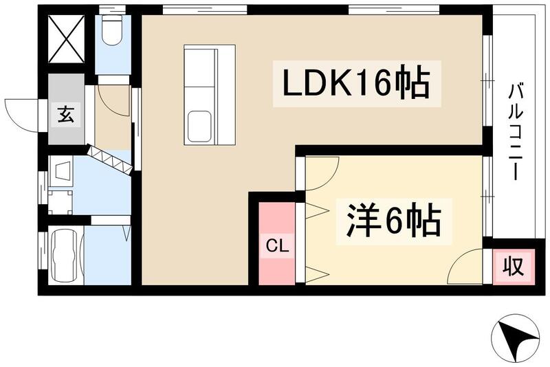 レヂデンス平和ヶ丘の間取り