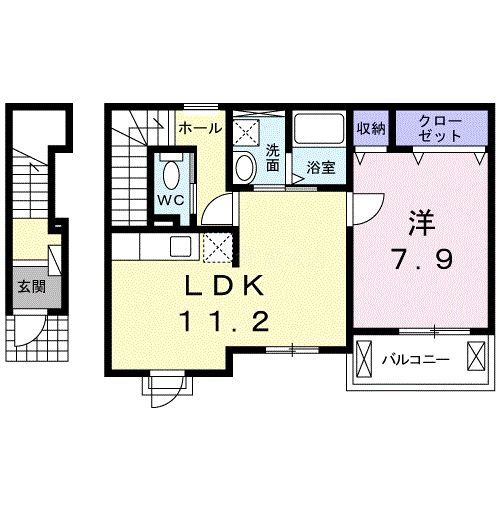 志木市上宗岡のアパートの間取り