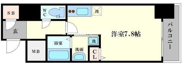 ビバーナ日本橋の間取り