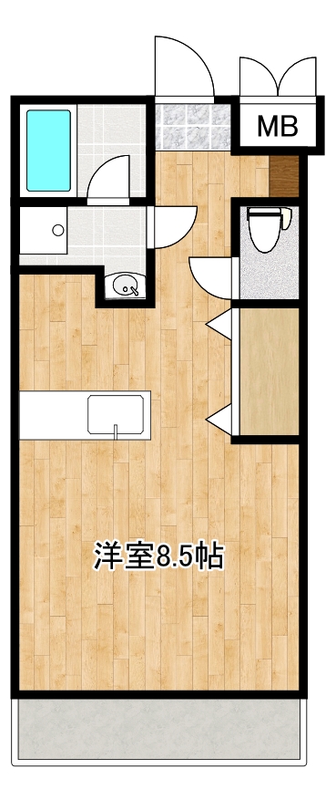 サンロード伊集院の間取り