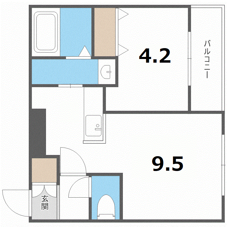 ＰＬＡＮ　ＤＥ　Ｎ１８（プランデエヌ１８）の間取り