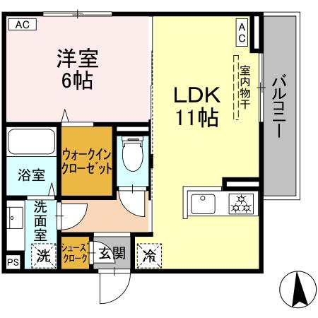 セレーノヴィータ中御所の間取り