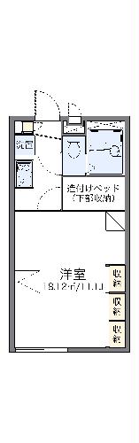 レオパレスマロンハイツ　IIの間取り