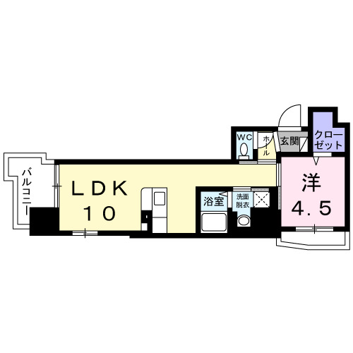 パ－ク鴨池の間取り