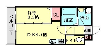 サンシティ直方の間取り