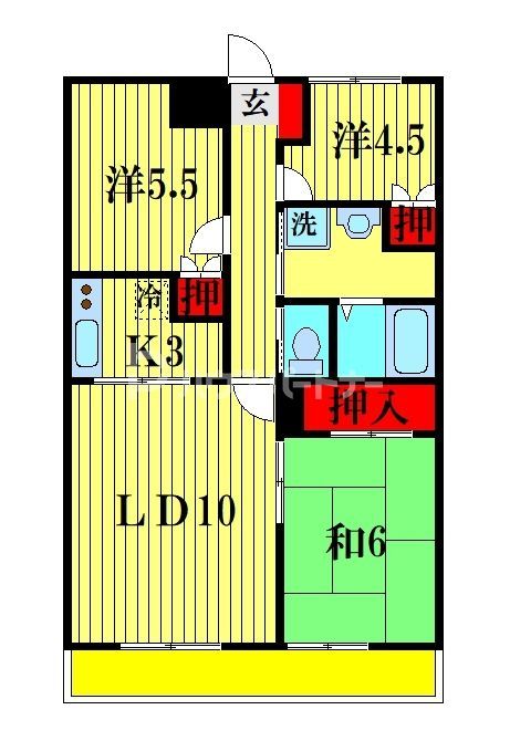 コージィコート中村の間取り