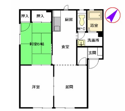 【フォーレスト千歳町の間取り】