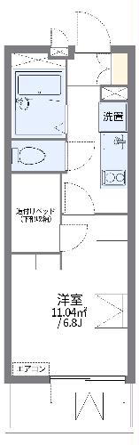 レオパレスＵ＆ＳIIの間取り