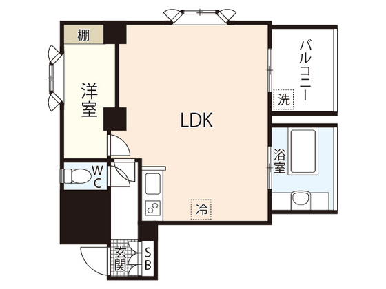 ラパークの間取り