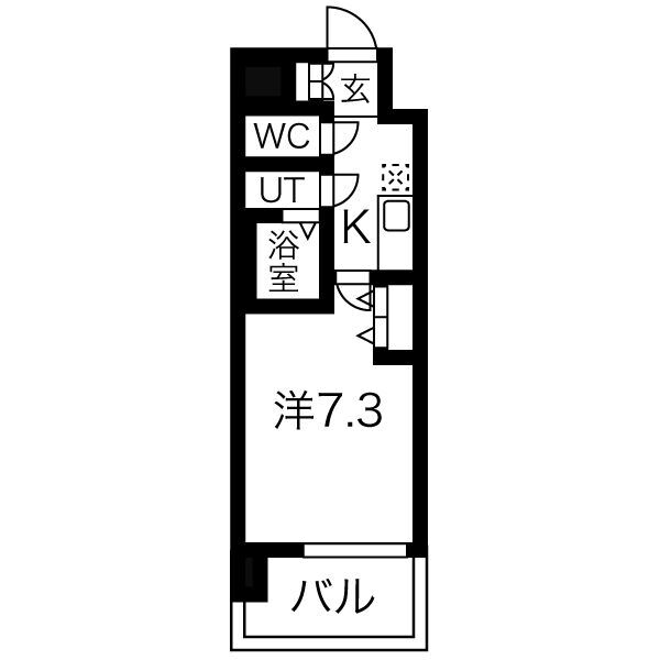 LIVIAZ SHIN-OSAKA Cielの間取り