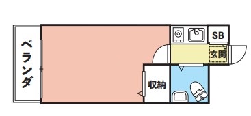 江東区亀戸のマンションの間取り