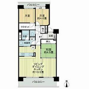 鳥見パークマンション二番街の間取り