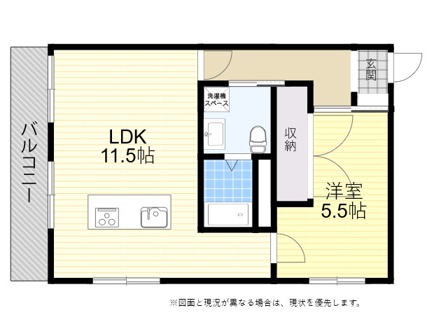 エルエーベースの間取り