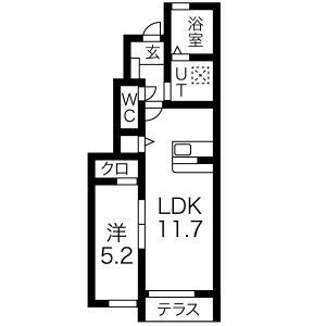 ルミネコートの間取り