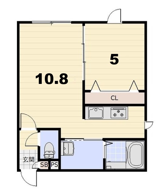 fluent　North　Side(フルエント　ノース　サイド)の間取り