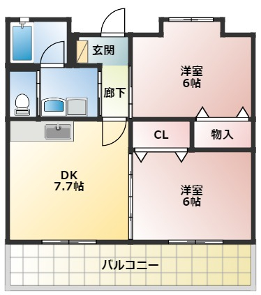 ラブリバー豊田の間取り