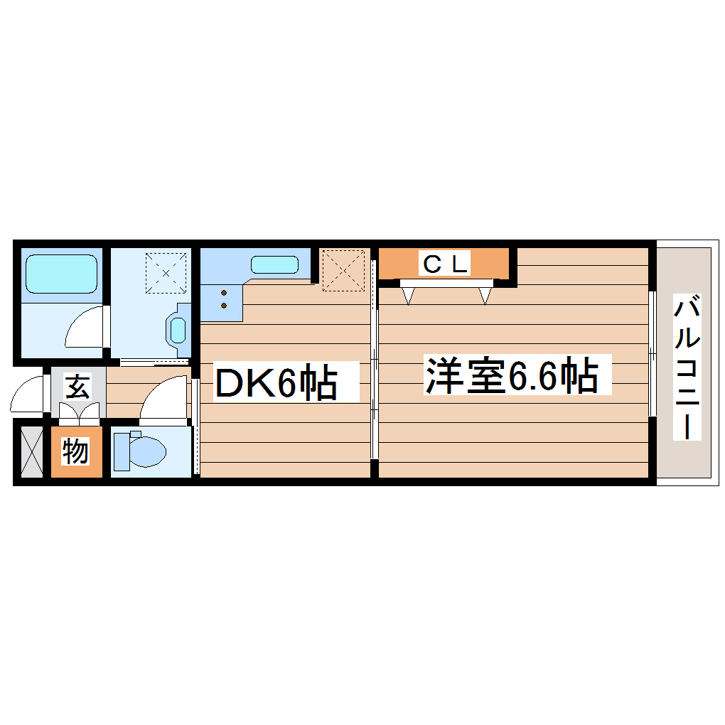 ロータス仙台中央の間取り