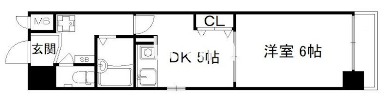 エスリード四条河原町の間取り