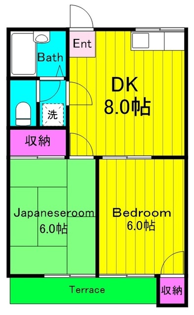 【司ハイツの間取り】