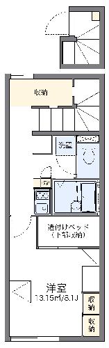 レオパレスコリーヌの間取り