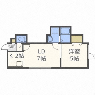 【グッドライト白石の間取り】