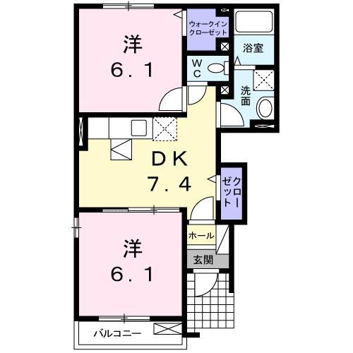 さぬき市昭和のアパートの間取り