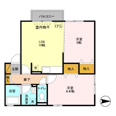 コトー飛地Bの間取り