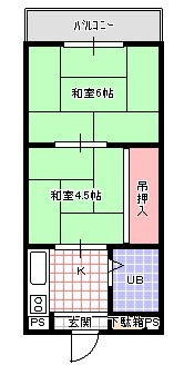 第2シャトーモリオカの間取り