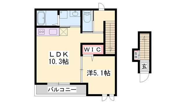 ひまわりIの間取り