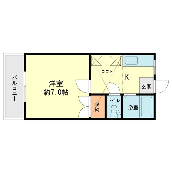 コメット五条IIの間取り