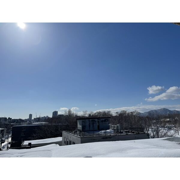 【札幌市北区北二十一条西のマンションの眺望】