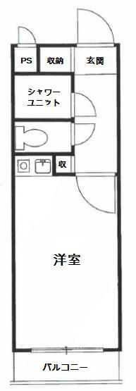 イクス新小岩の間取り