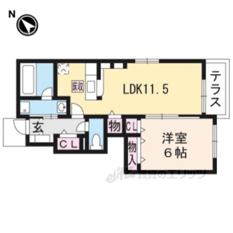 ブリッサ青谷の間取り