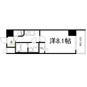 レジデンス神戸ヴェルノの間取り