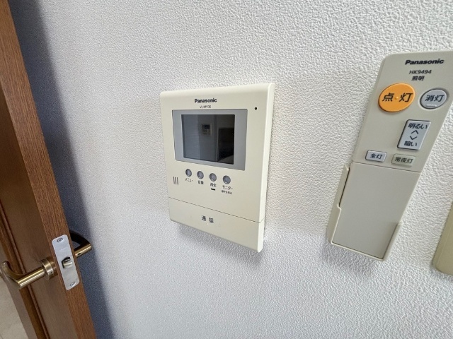 セキュリティ　モニター付きインターフォンです