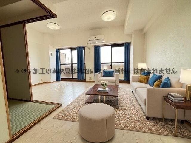 居室・リビング　家具はＣＧのため実際にはございません