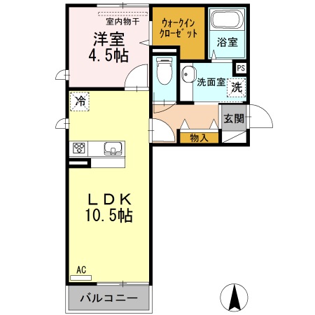 エムズコートの間取り