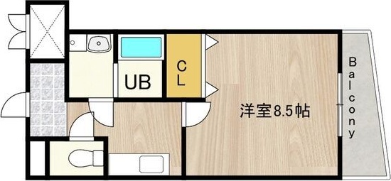 CITY SPIRE浜大津駅前の間取り