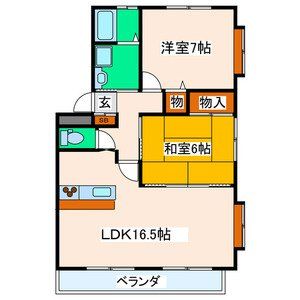 コージィコート壱番館の間取り