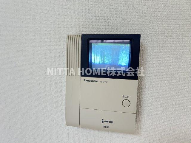 セキュリティ　安心のモニタ付きインターホン◎