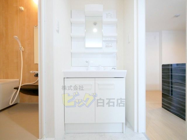 洗面設備　シャンプードレッサー完備しています♪