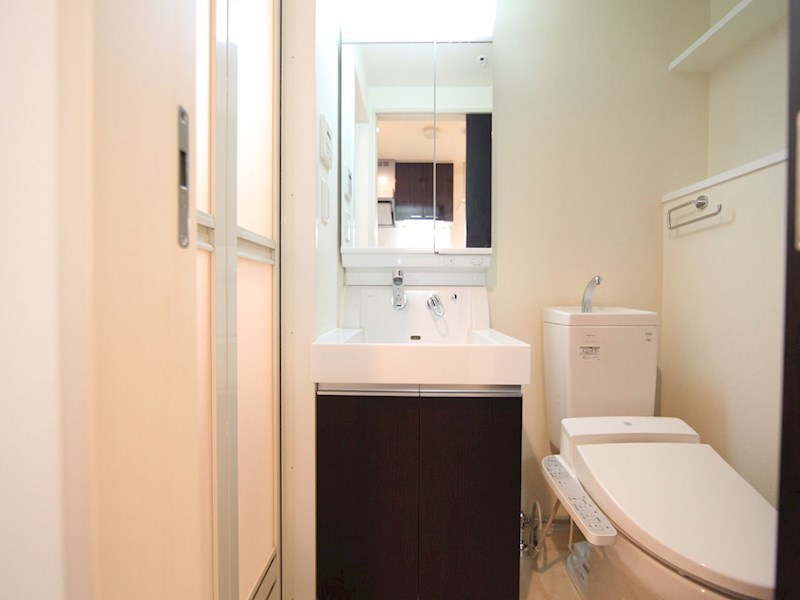 洗面設備　独立洗面台付（シャンプードレッサー付）