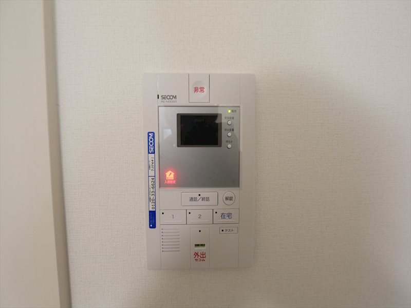 セキュリティ　インターホン完備　同仕様写真